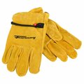 Forney Suede Cowhide Leather Driver Work Gloves Menfts M 53133